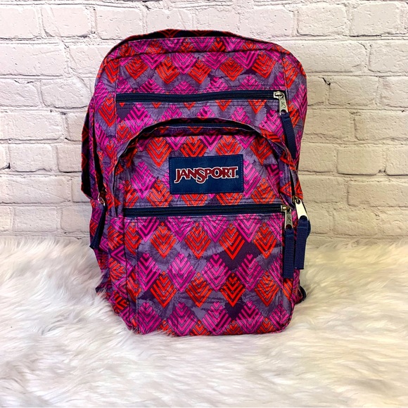 Jansport Other Jansport Bright Pink And Orange Backpack Poshmark